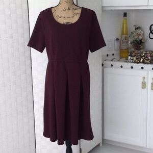Lane Bryant Burgundy Dress
